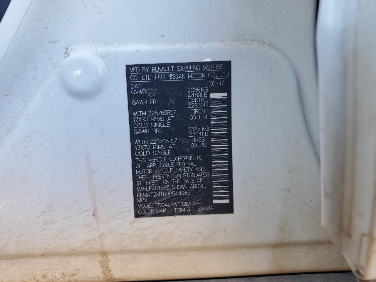 Nissan Rogue S Image 9