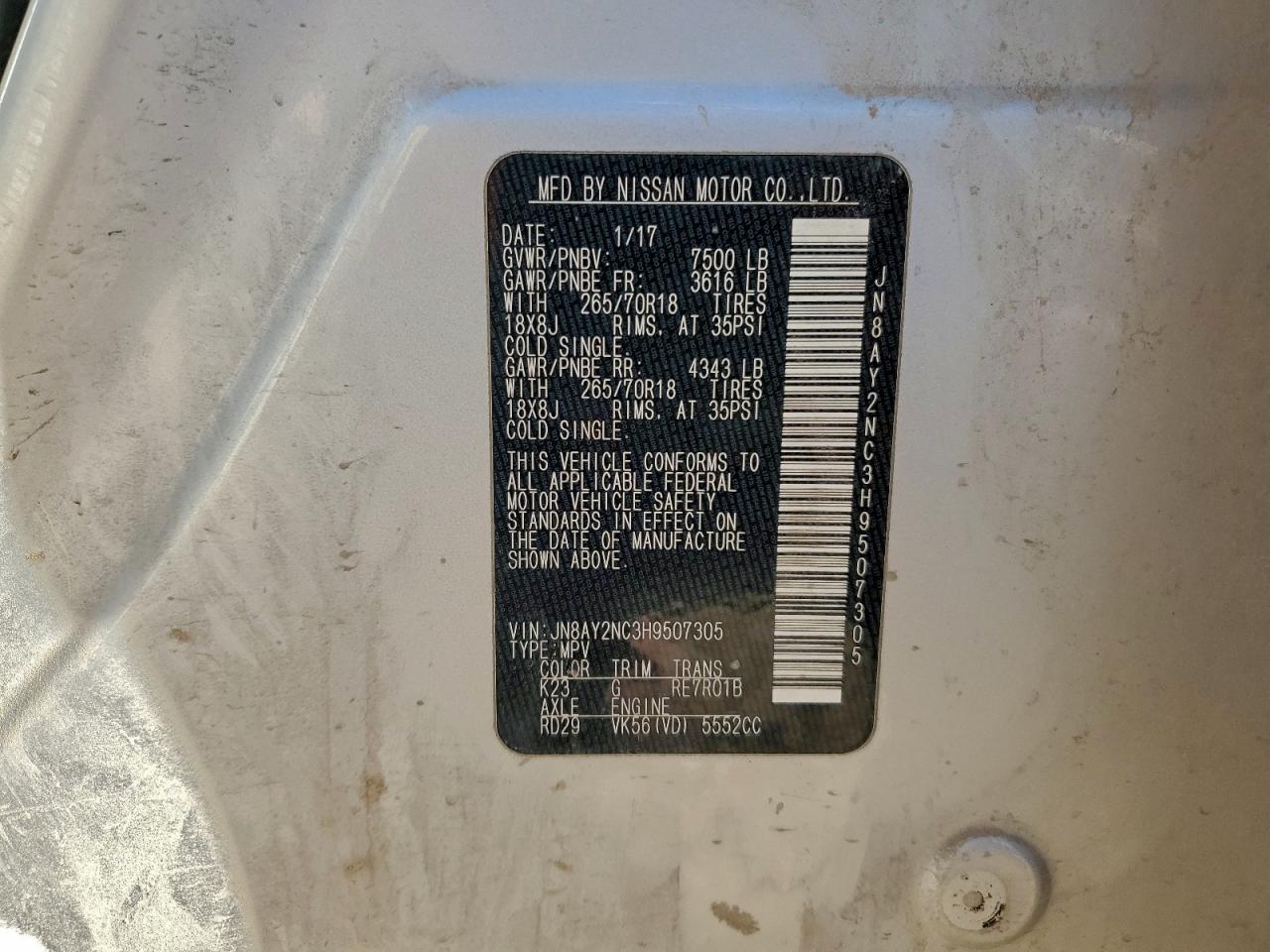 Nissan Armada Sv Image 8