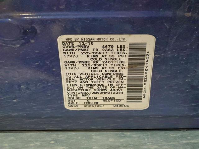 Nissan Rogue S Image 10