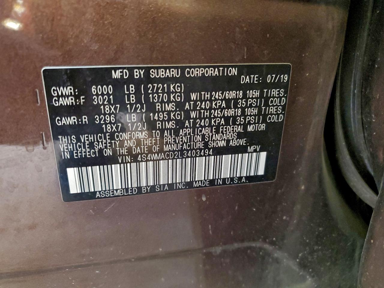 Subaru Ascent Premium Image 12